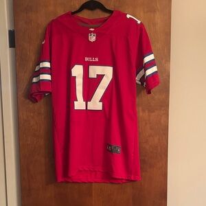 NFL Red Jersey with Logo Patch